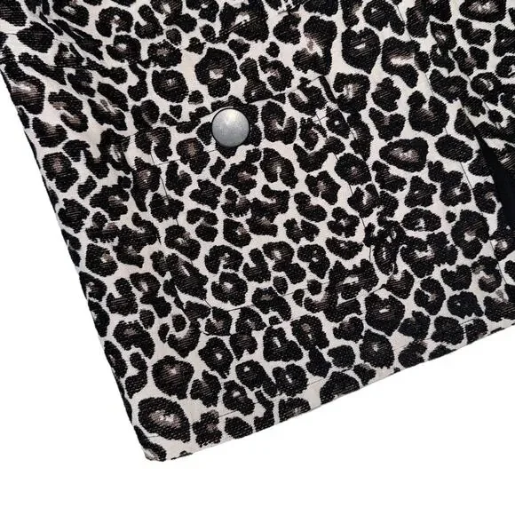 Chicos Modern Jacquard Animal Print Jacket Size Medium Cropped Sleeves BNWT - Picture 8 of 13
